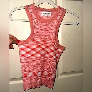 Heartloom Women's pink Knit Tank Top XS spring summer vacation